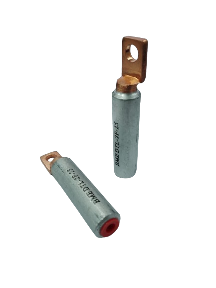 CONECTOR BIMETALICO QUADRADO DTL 2 F X 25 MM