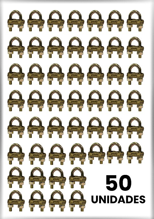 KIT 50 CONECTORES PARA HASTE DE ATERRAMENTO GTDU PA30 - 5/8