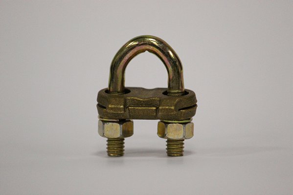 KIT COM 50 CONECTORES GRAMPO PARA HASTE ATERRAMENTO GTDU PA30 - 5/8