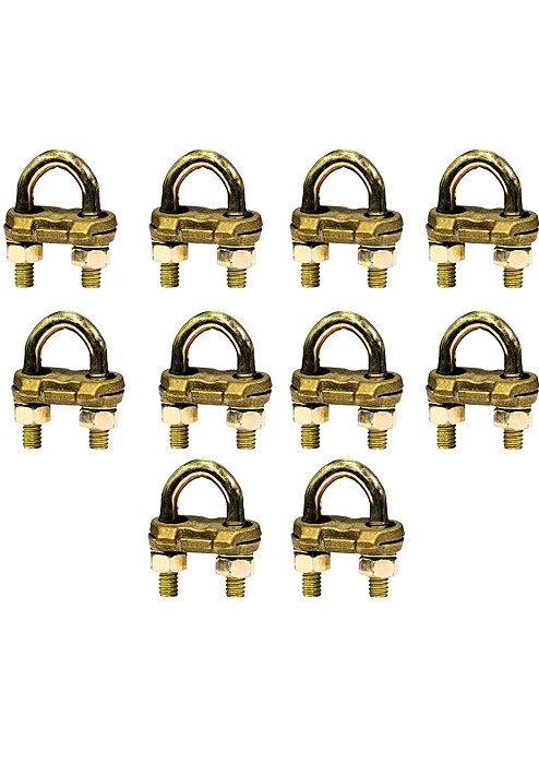 KIT 10 CONECTORES PARA HASTE DE ATERRAMENTO GTDU 3/4 REFORÇADO