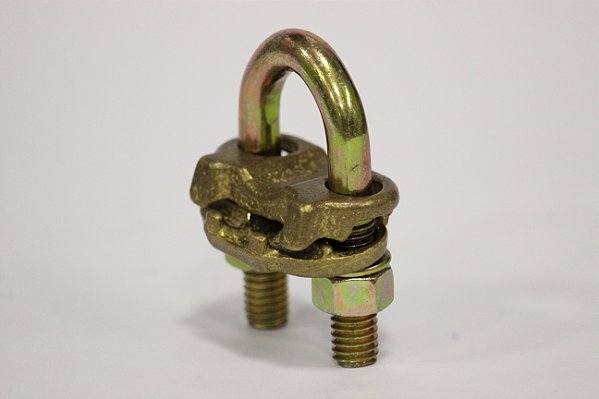 KIT 10 CONECTORES GRAMPO HASTE ATERRAMENTO GTDU REFORCADO 3/4