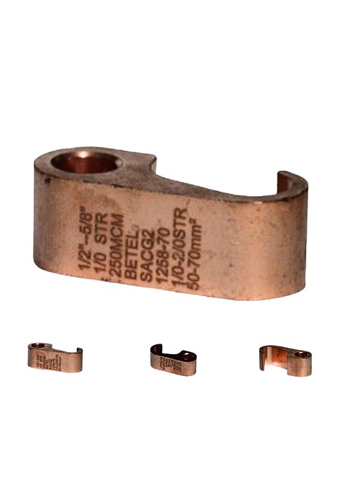 CONECTOR PARA ATERRAMENTO CABO/HASTE 1/2"-5/8" 50-70MM SACG