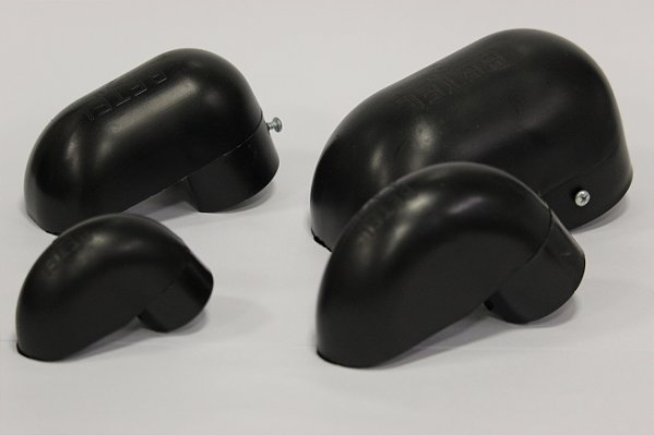 KIT 4 CABECOTE DE PLASTICO PVC 3" POLEGADA