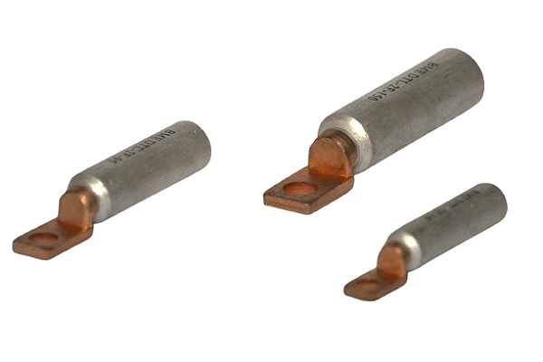 CONECTOR BIMETALICO QUADRADO DTL 2 F X 95 MM