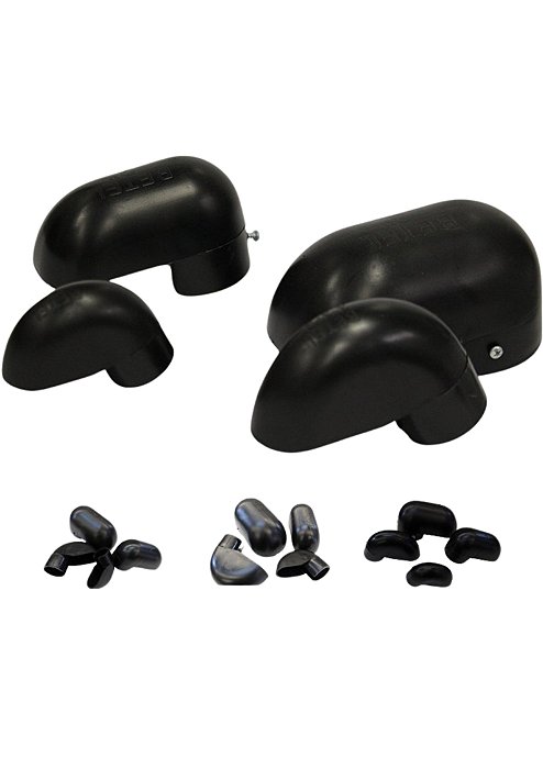 KIT 25 CABECOTE DE PLASTICO PVC 1" POLEGADA