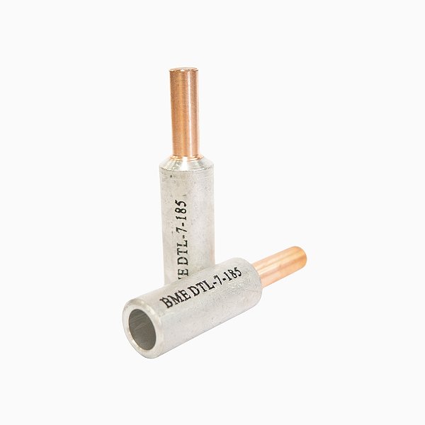 TERMINAL BIMETÁLICO MACIÇO PARA BORNE - 185MM