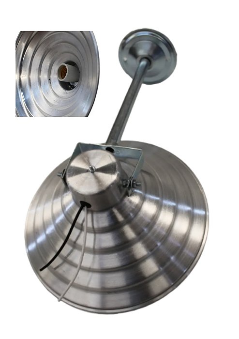 LUMINÁRIA TEMPO EM ALUMÍNIO - SOQUETE E-27