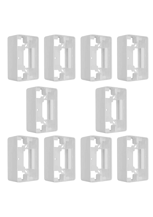 Caixa Sobrepor 4x2 BRANCA - Kit com 10 UNIDADES - BETEL