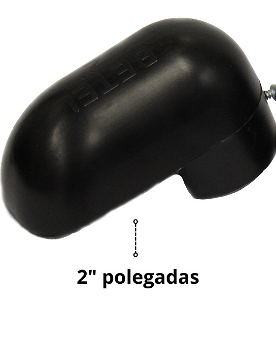 CABECOTE DE PLASTICO PVC 2" POLEGADA