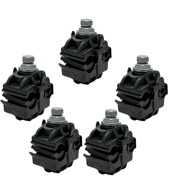 KIT 5 CONECTOR PERFURANTE CDP (derivação) P6 - 1.5-10 / 10-95