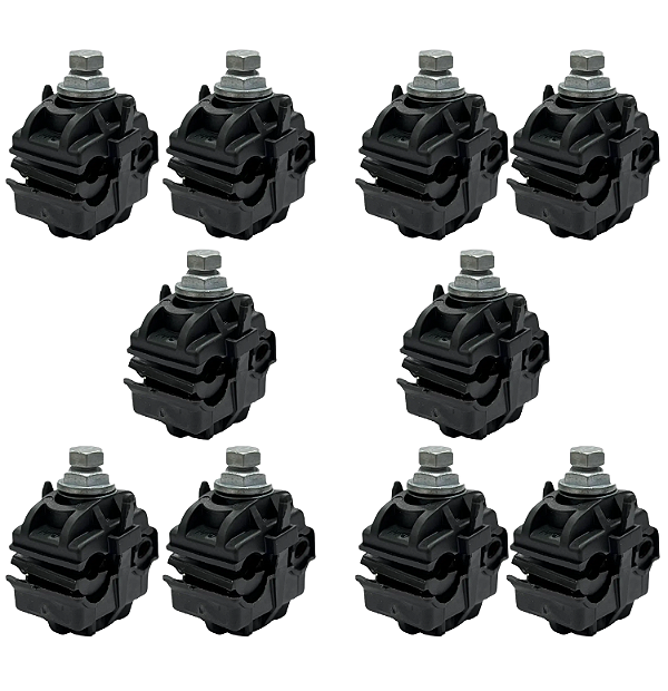 KIT 10 CONECTOR PERFURANTE CDP (derivação) P6 - 1.5-10 / 10-95