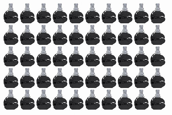 KIT 50 CONECTOR PERFURANTE CDP (derivação) P6 - 1.5-10 / 10-95