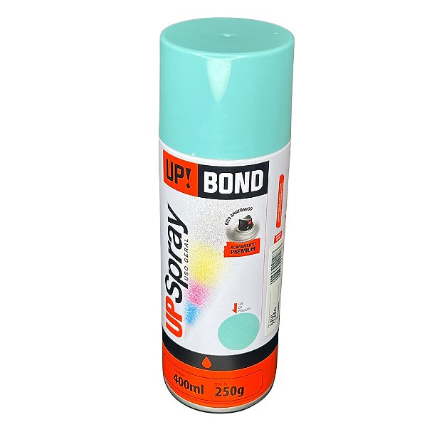 2 Lata Tinta Spray Azul Claro Up Bond Uso Geral 250G Premium