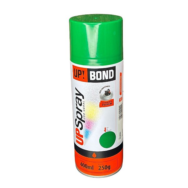 2 Lata Tinta Spray Verde Up Bond Uso Geral 250G Premium