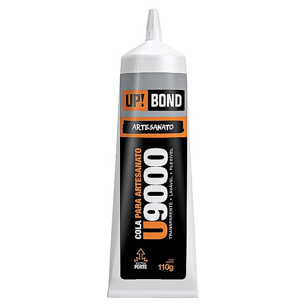 Adesivo Cola Artesanato U9000 110G Transparente Up Bond + NF