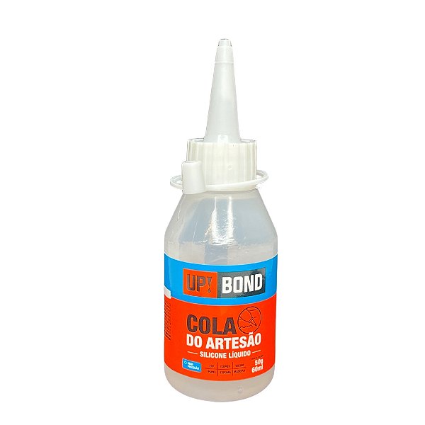 Adesivo Cola Artesão Silicone Líquido 50G Up Bond