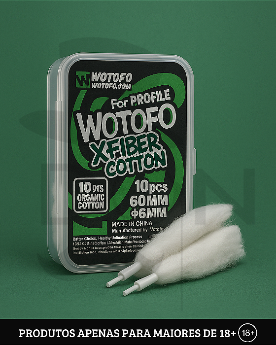 Algodão Wotofo X-Fiber 6mm
