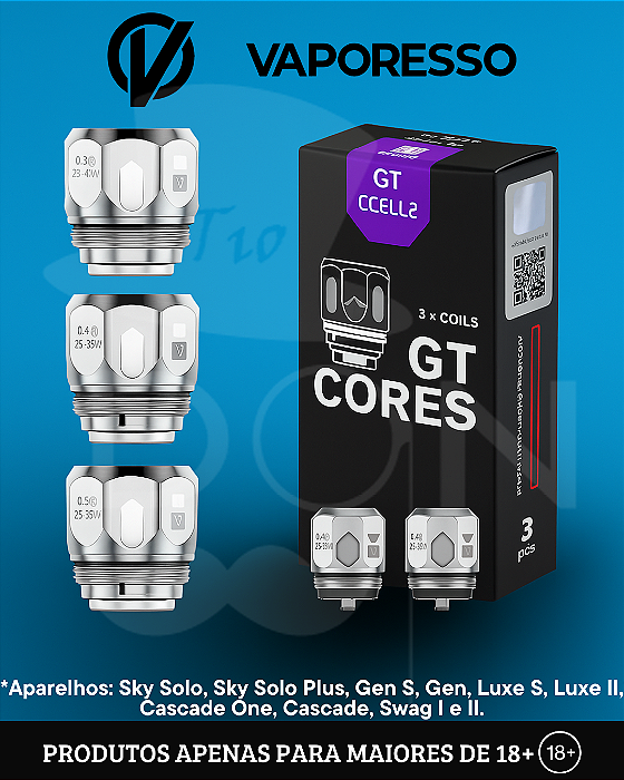 Coil Vaporesso GT CCELL 2 0.3 Ohms (unidade)