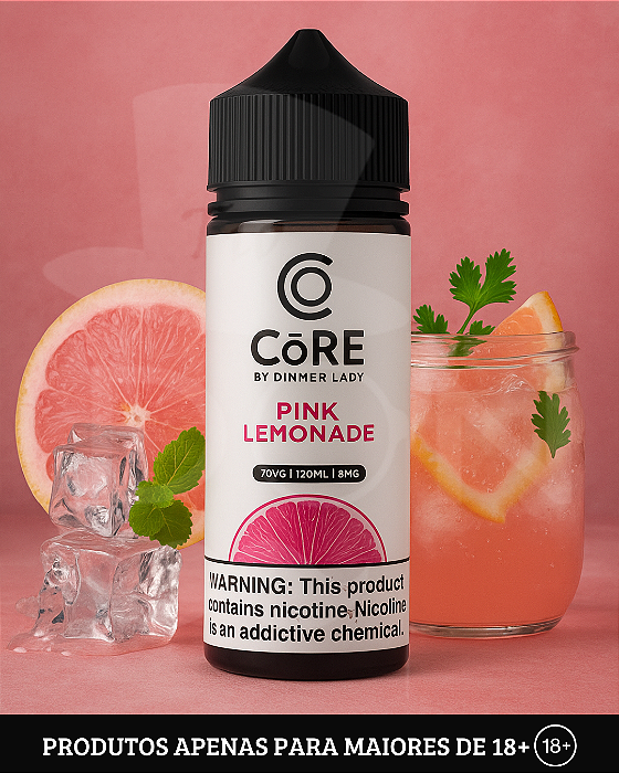 Juice Dinner Lady Core - Pink Lemonade 120ML