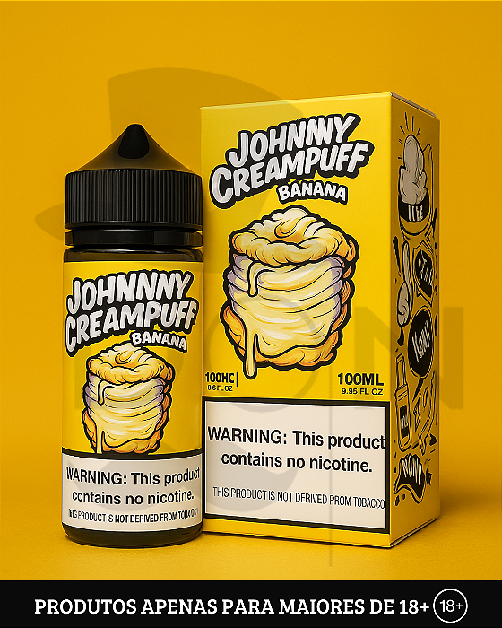 Juice Johny Creampuff - Banana - 6mg - 100ml