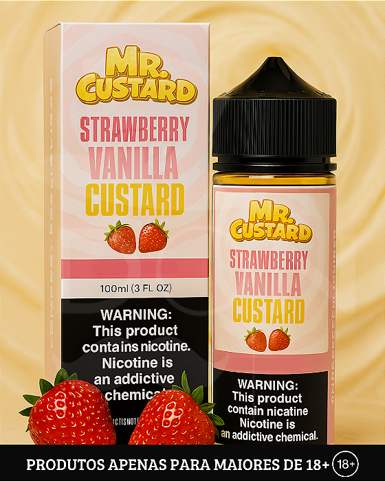 Juice Mr.Freeze - Strawberry Vanilla Custard - 3mg - 100ml