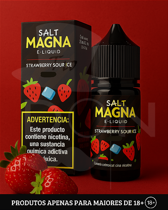 Salt Magna Ice - Strawberry Sour Ice - 20mg - 30ml