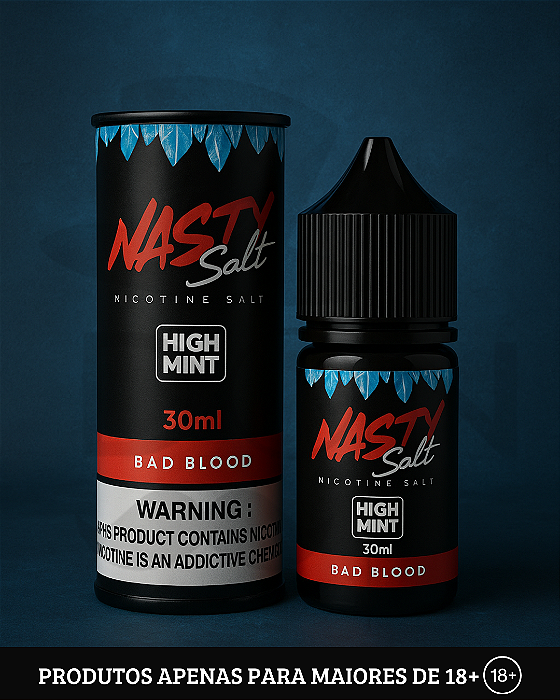 Salt Nasty - Bad Blood High Mint - 50mg - 30ml