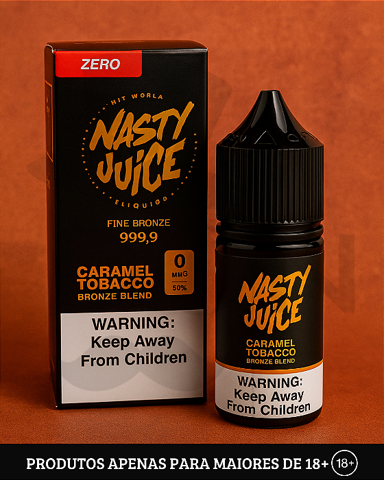 Salt Nasty Tobacco - Bronze Blend - 35mg - 30ml