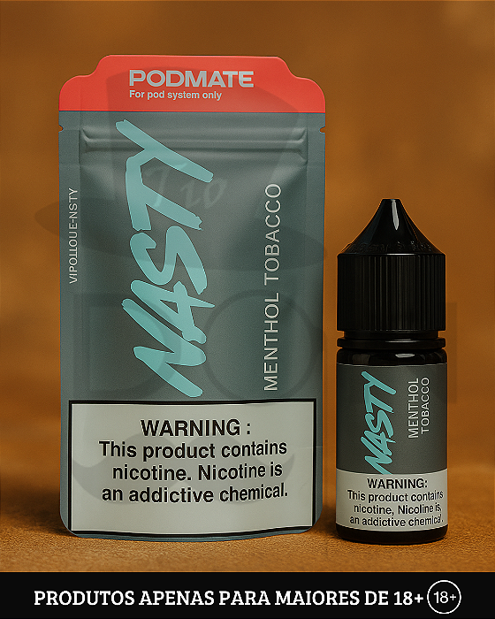 Salt Nasty Tobacco - PodMate Menthol Tobacco - 35mg - 30ml