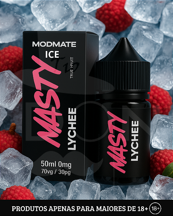 Juice Nasty Mod Mate - Lychee High Mint - 6mg - 60ml