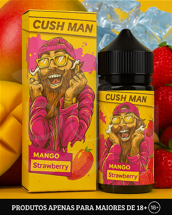 Juice Nasty - Cush Man Strawberry High Mint - 6mg - 60ml