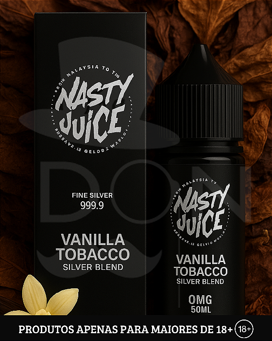 Juice Nasty Tobacco - Silver Blend - 3mg - 60ml