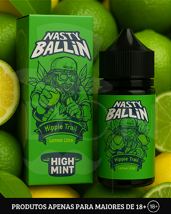 Juice Nasty - Hippie Trail High Mint - 3mg - 60ml