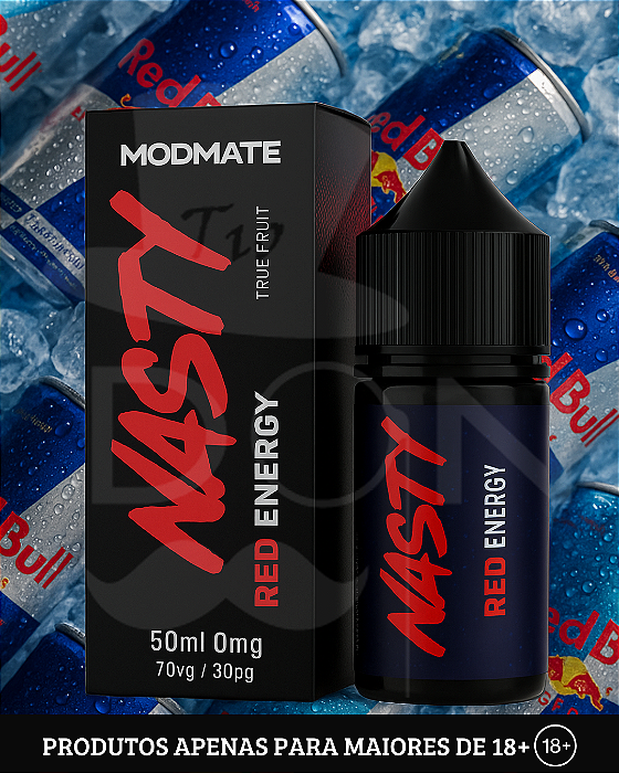 Juice Nasty Mod Mate - Redbull - 0mg - 60ml
