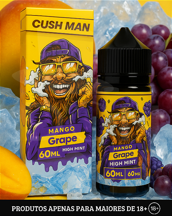 Juice Nasty - Cush Man Grape High Mint - 0mg - 60ml