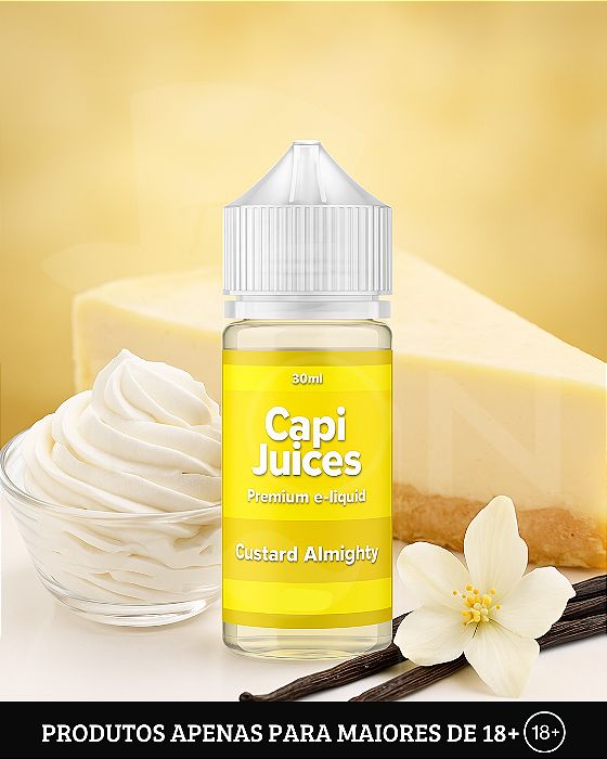 Salt Capi Juices - Custard Almighty - 20mg - 30ml
