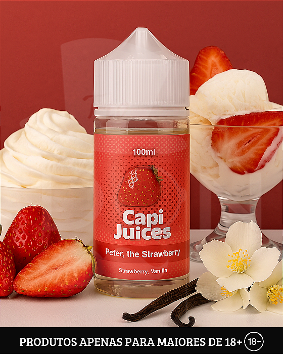 Juice Capi Juices - Peter, The Strawberry - 0mg - 30ml