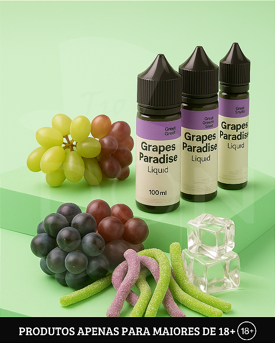 Juice Dream Collab - Grapes Paradise Ice - 0mg - 30ml