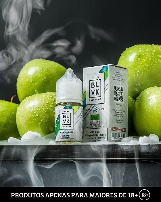 Salt BLVK Plus - Sour Apple Ice - 50mg - 30ml