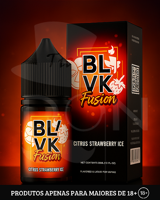 Salt BLVK Fusion - Citrus Strawberry Ice - 50mg - 30ml