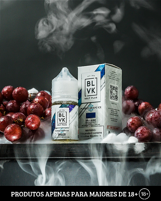 Salt BLVK Plus - Grape Ice - 35mg - 30ml