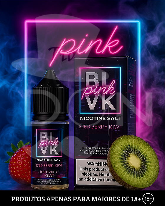 Salt BLVK Pink - Iced Berry Kiwi - 35mg - 30ml