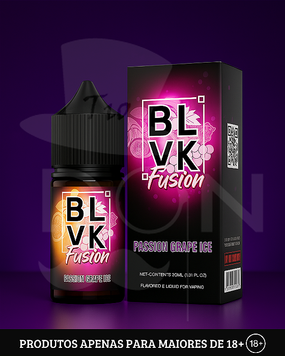 Salt BLVK Fusion - Passion Grape Ice - 35mg - 30ml