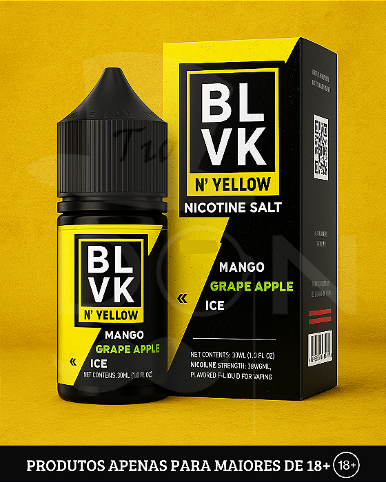 Salt BLVK Yellow Mango - Grape Apple Ice - 20mg - 30ml