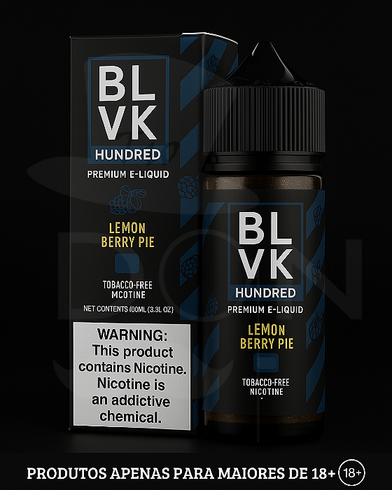 Juice BLVK Hundreds - Lemon Berry Pie - 3mg - 100ml