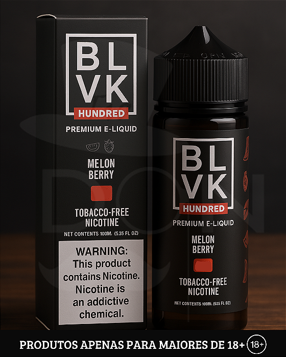 Juice BLVK Hundreds - Melon Berry - 3mg - 100ml