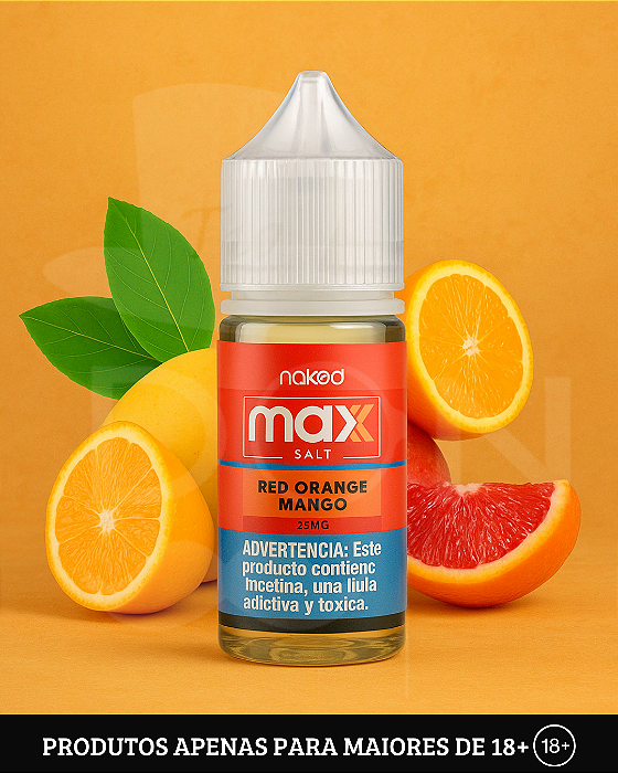 Salt Naked Maxx - Red Orange Mango - 35mg - 30ml