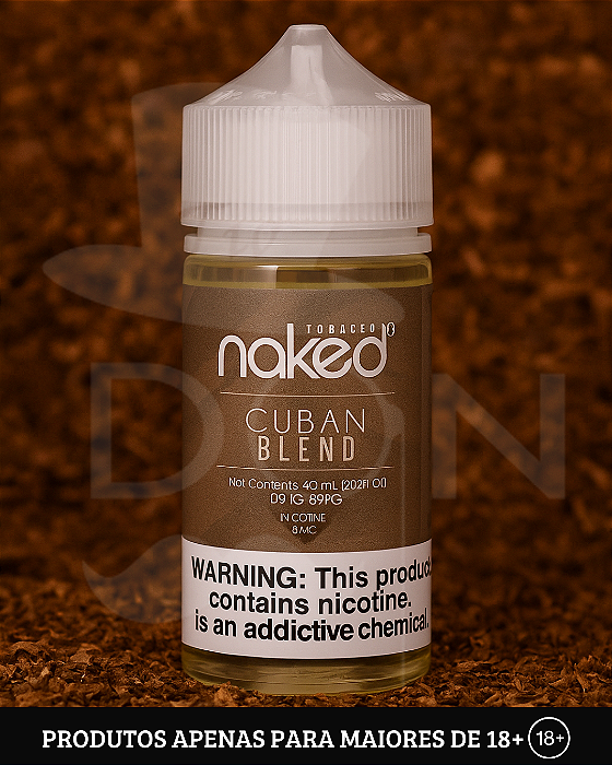 Juice Naked - Cuban Blend - 0mg - 60ml