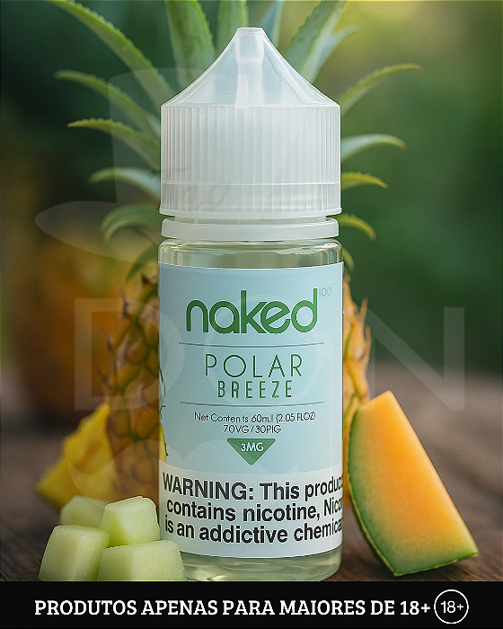 Juice Naked - Polar Breeze - 3mg - 60ml