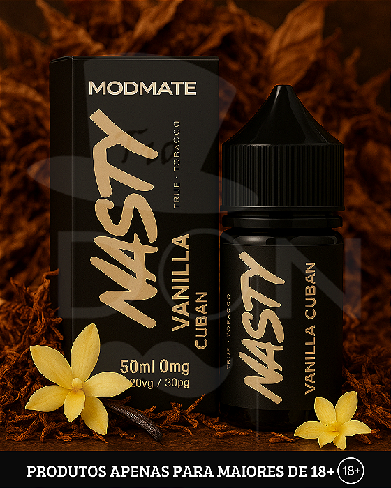Juice Nasty Mod Mate - Vanilla Cuban - 3mg - 60ml
